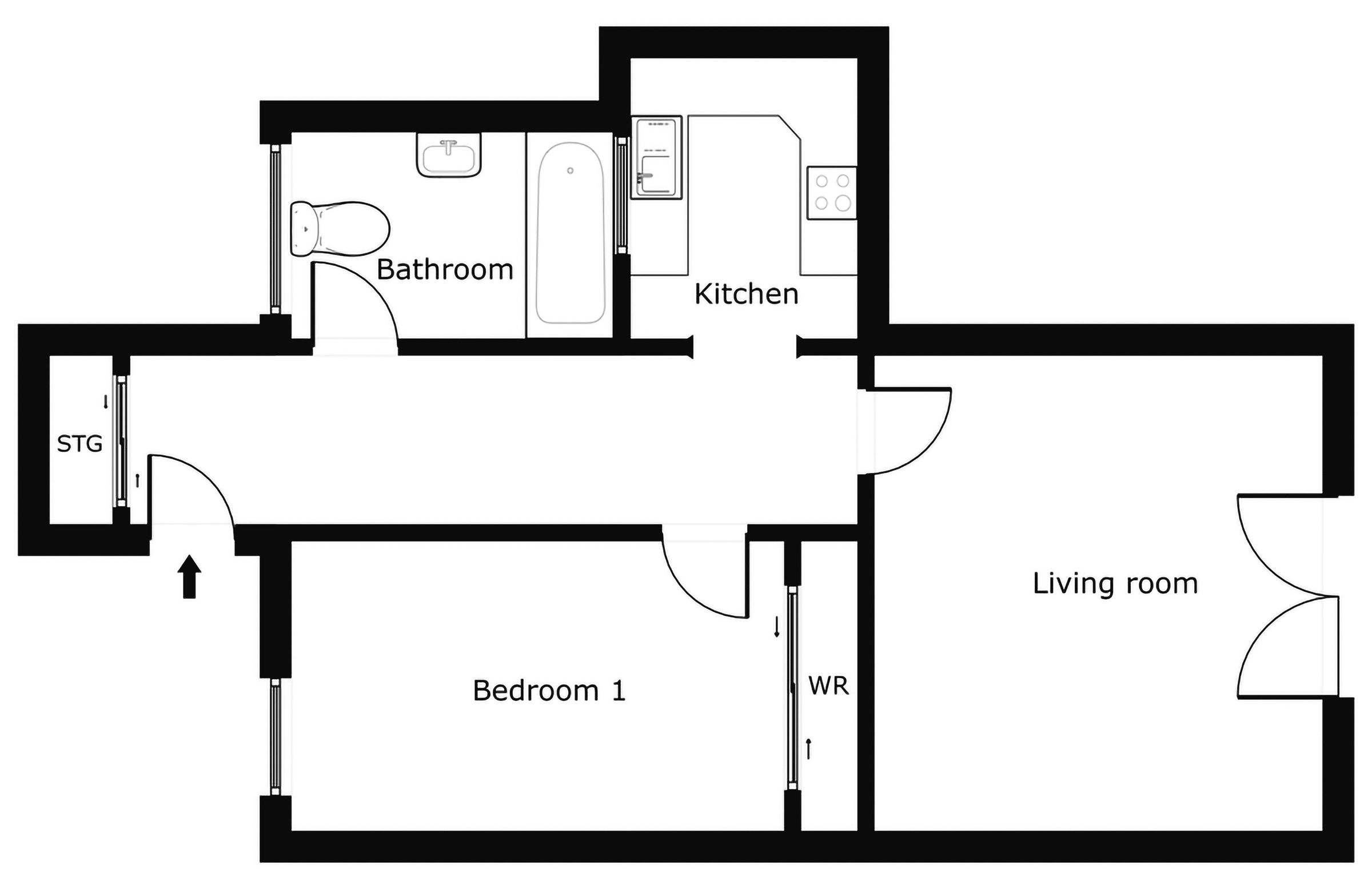 1 bed flat for sale in Rose Street, Dunfermline KY12 Zoopla
