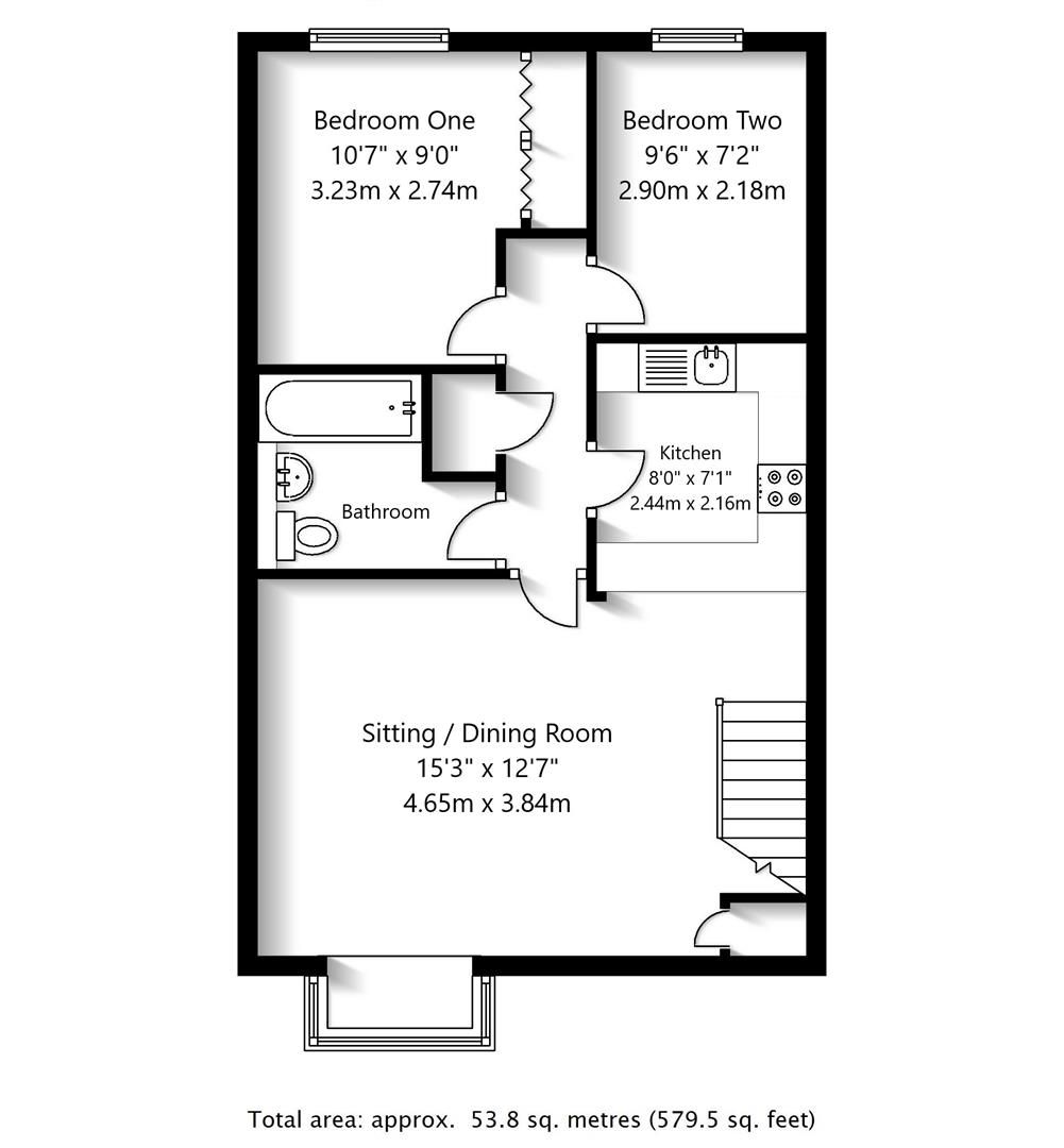 2 bed for sale in Tamarin Gardens, Cherry Hinton, Cambridge