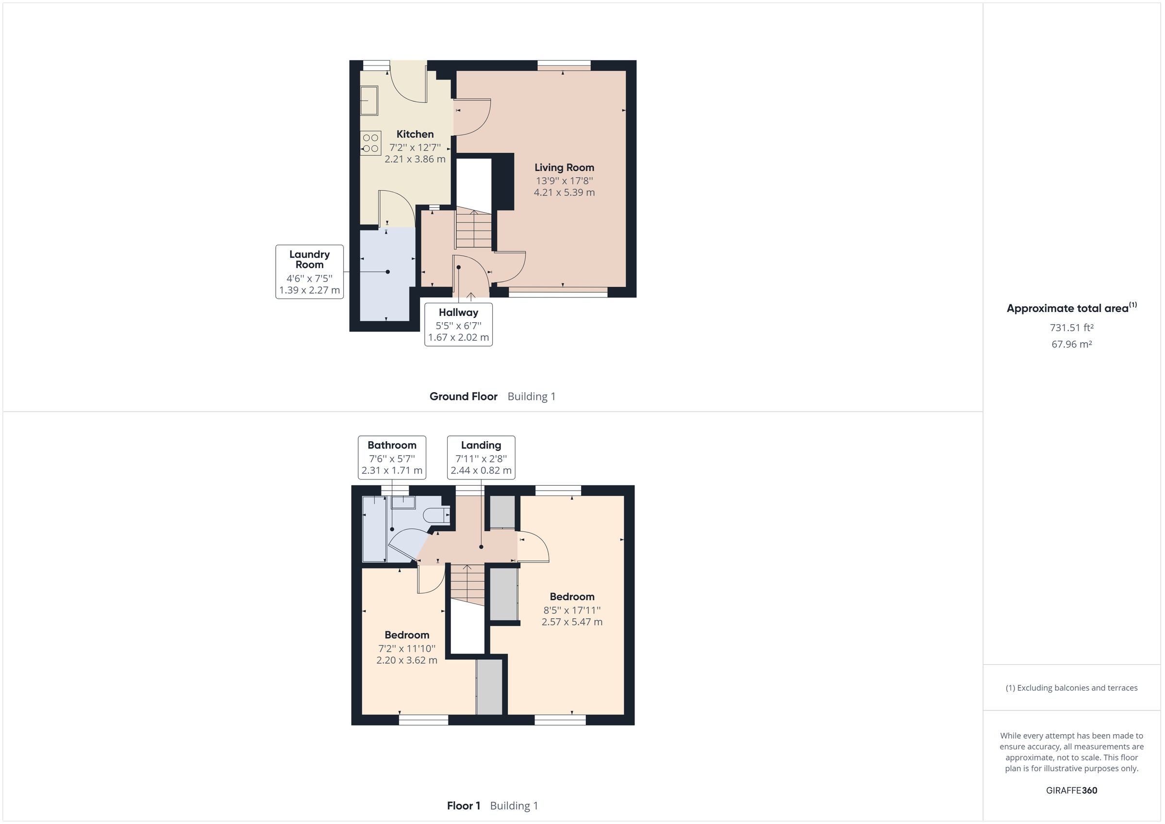 2 bed terraced house for sale in Durham Way, Wyton, Huntingdon