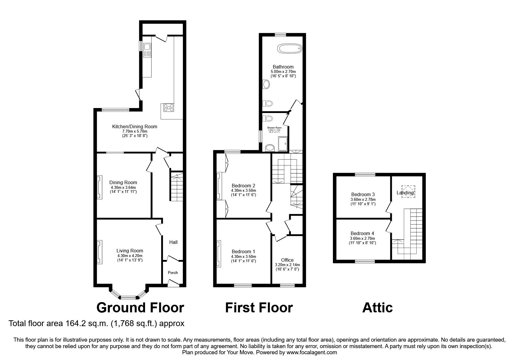 5 bed terraced house for sale in Church Terrace, Silloth, Wigton