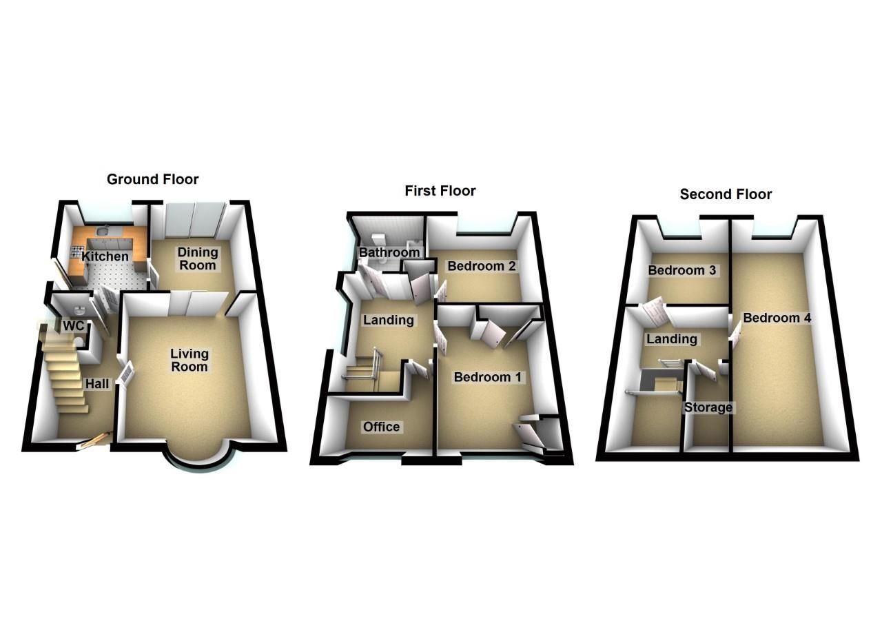 4 bed semidetached house for sale in Sandringham Close, Gorseinon