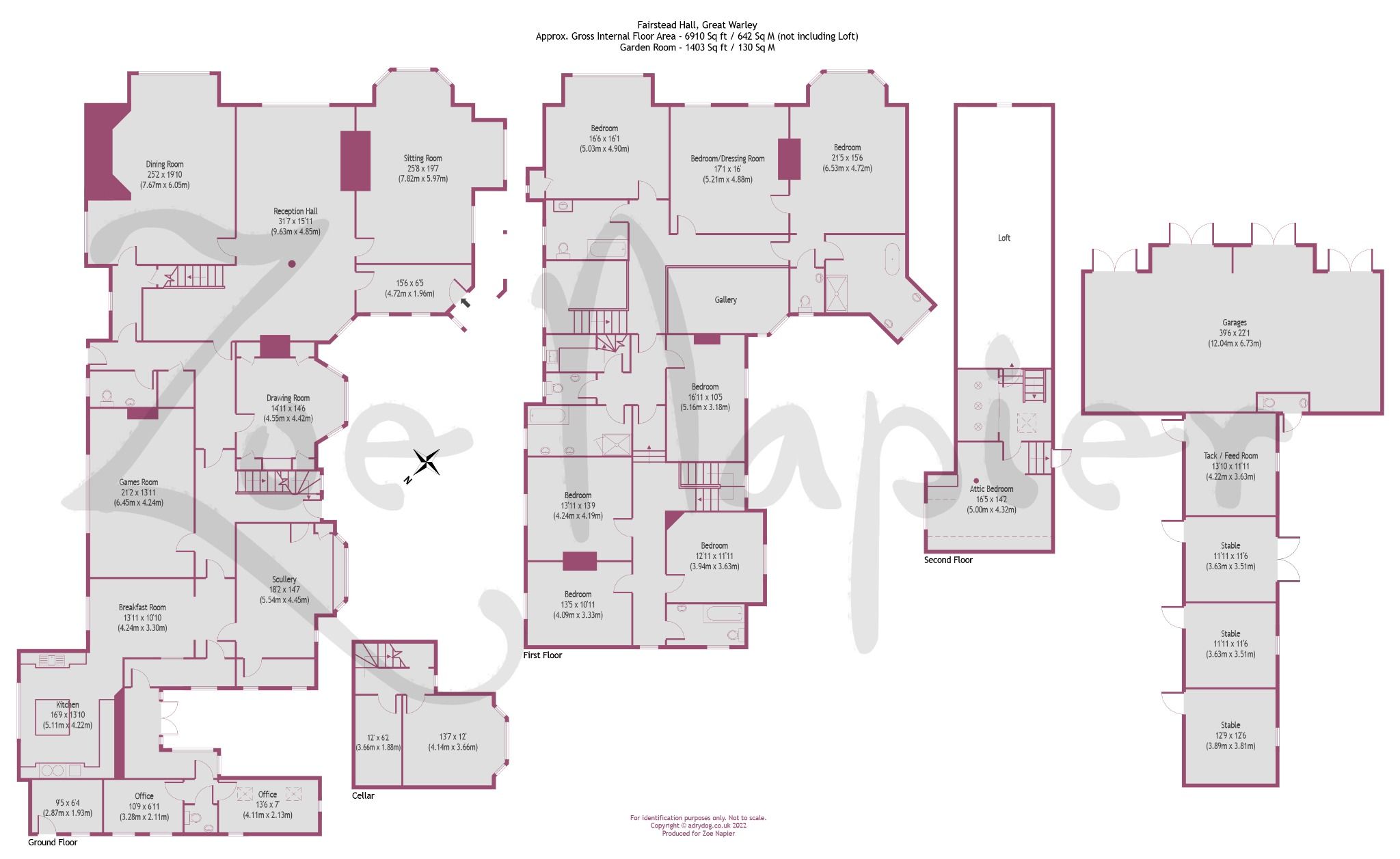 8 bed detached house for sale in Great Warley Street, Great Warley, Brentwood CM13 Zoopla