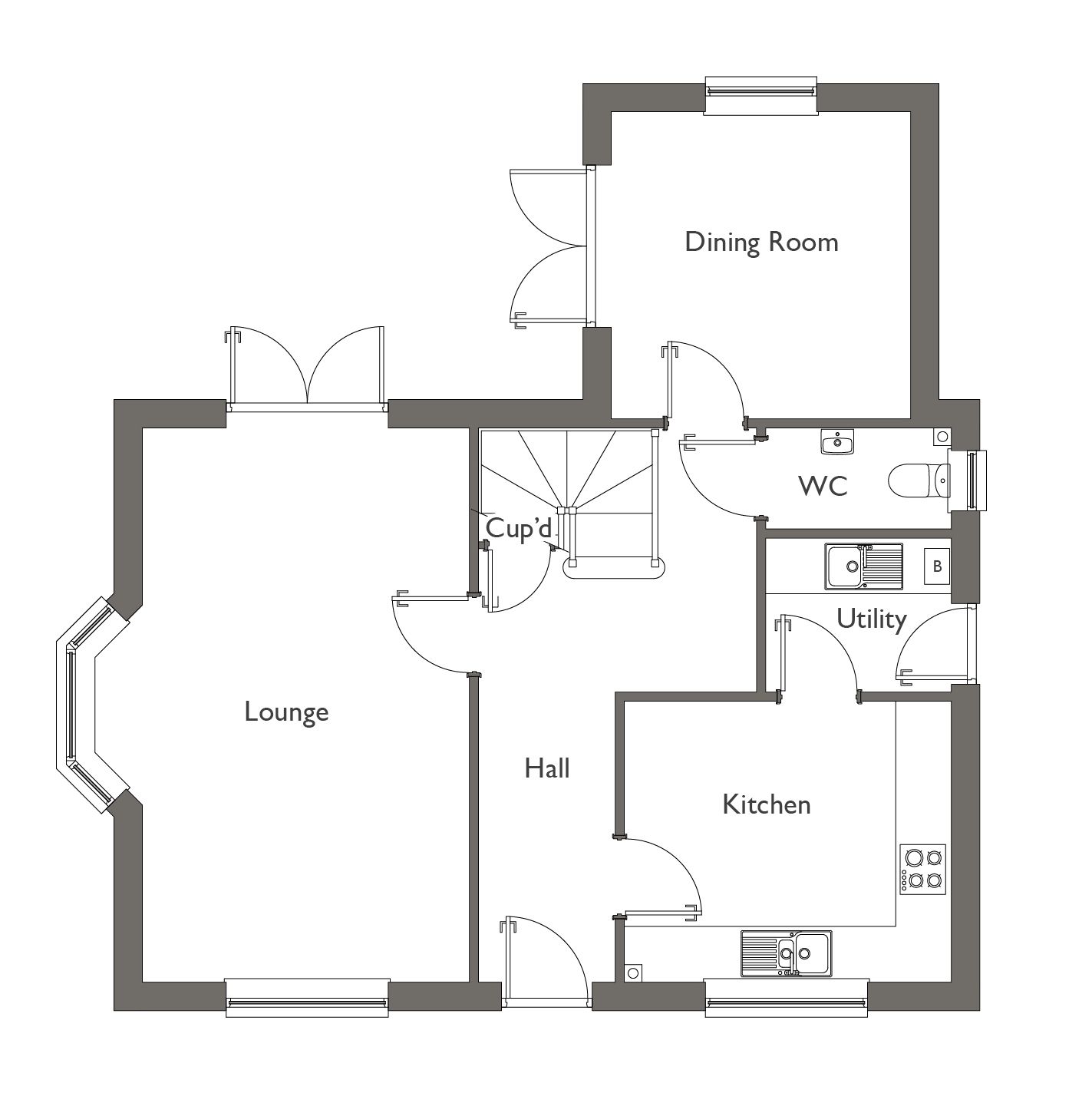 New home, 4 bed detached house for sale in Artillery Meadow, Kelsale, Saxmundham IP17 Zoopla