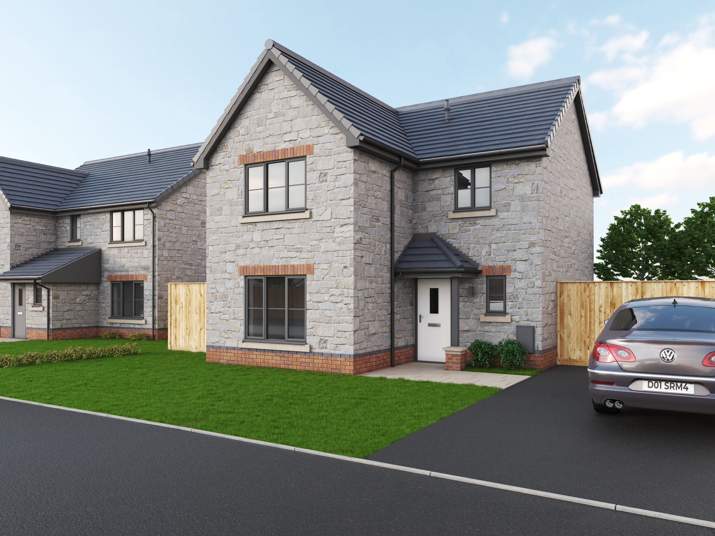 New home, 4 bed detached house for sale in Maesteg Road, Tondu CF32