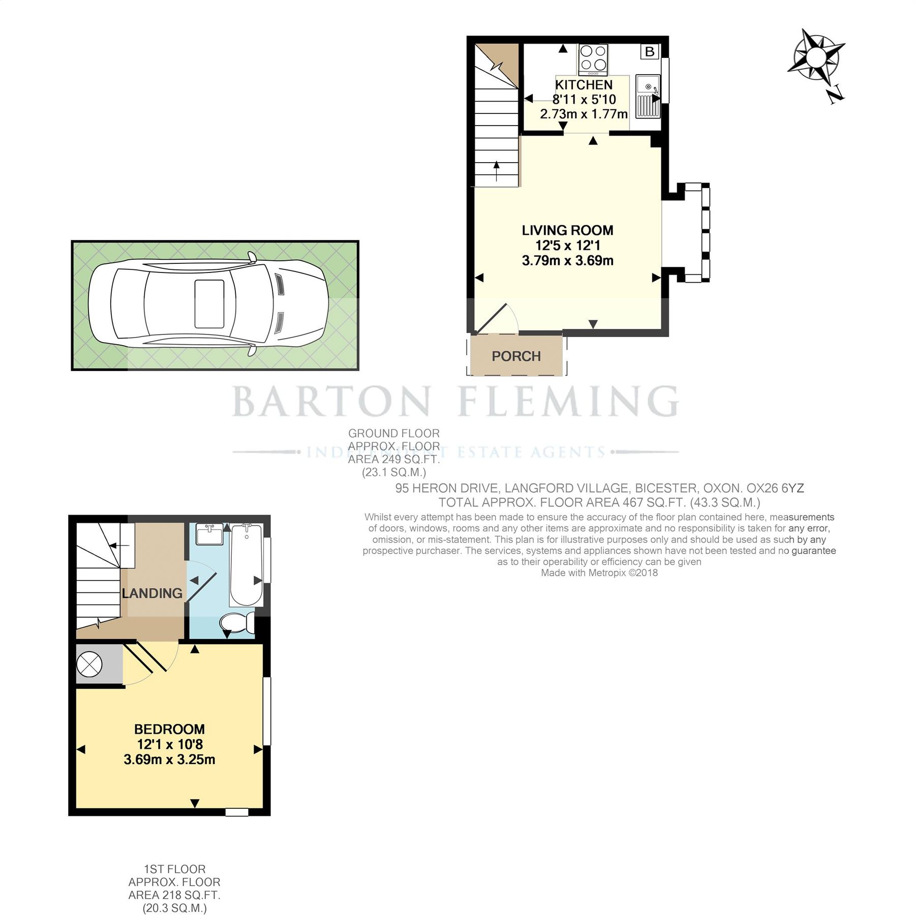 1 bed terraced house for sale in Heron Drive, Bicester OX26 Zoopla