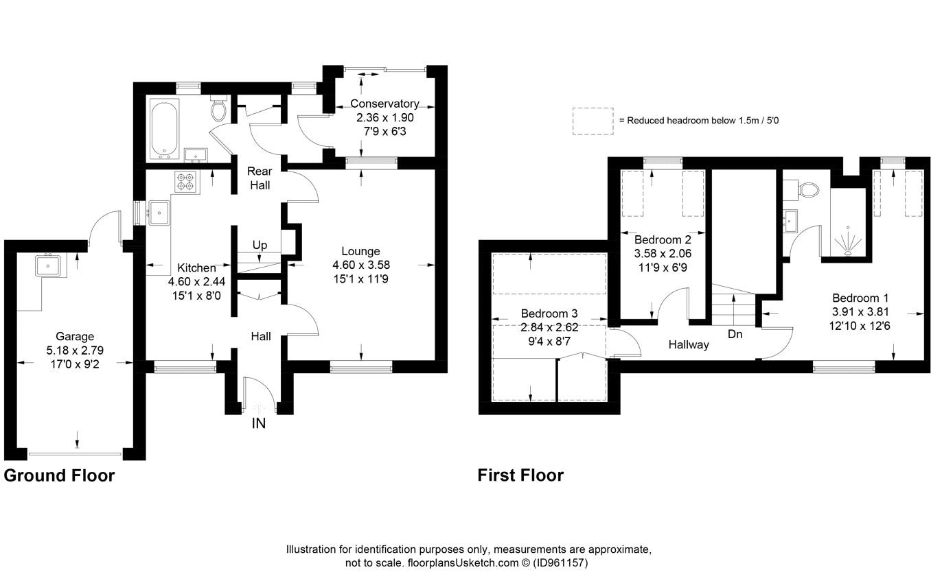 3 bed semidetached house to rent in Bushmead Road, Whitchurch