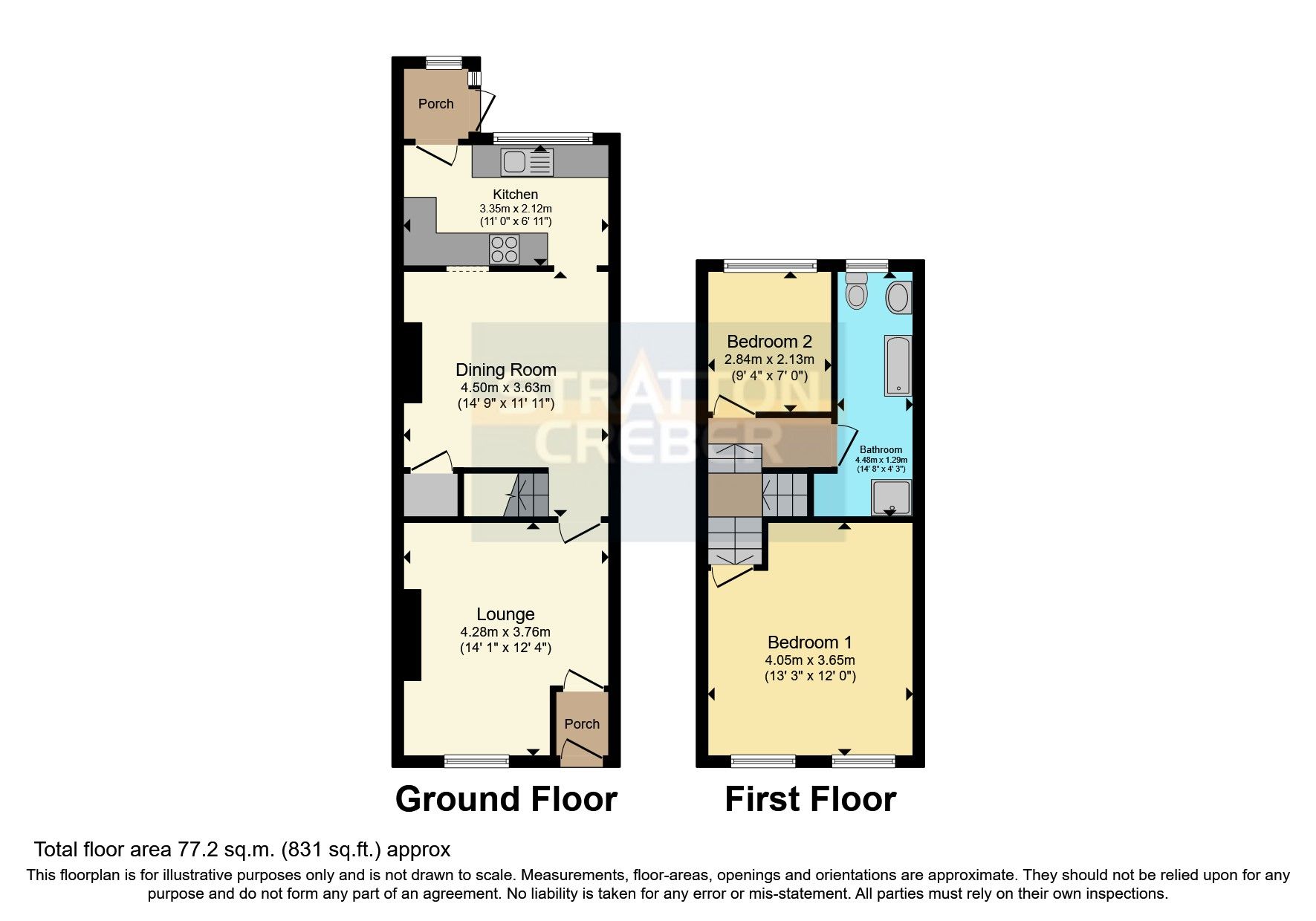 2 bed terraced house for sale in Canfield Place, PlainAnGwarry