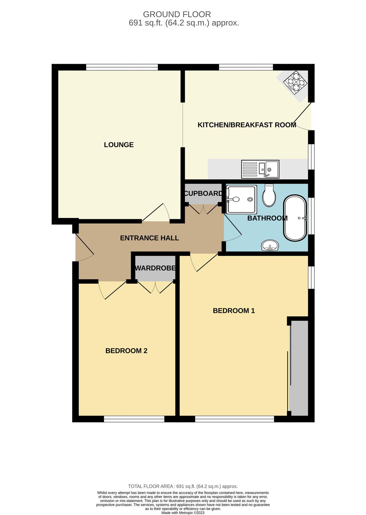 2 bed flat for sale in Old Church Road, Uphill, WestonSuperMare BS23