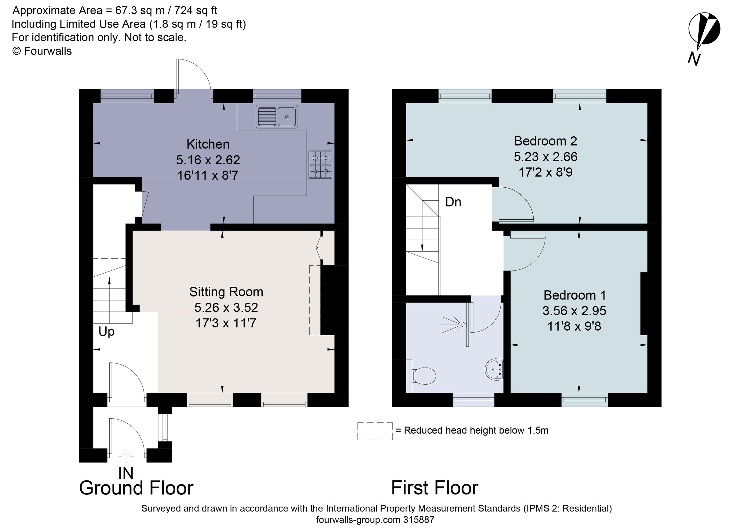 2 bed terraced house for sale in Stamford Road, Easton On The Hill, Stamford, Lincolnshire PE9