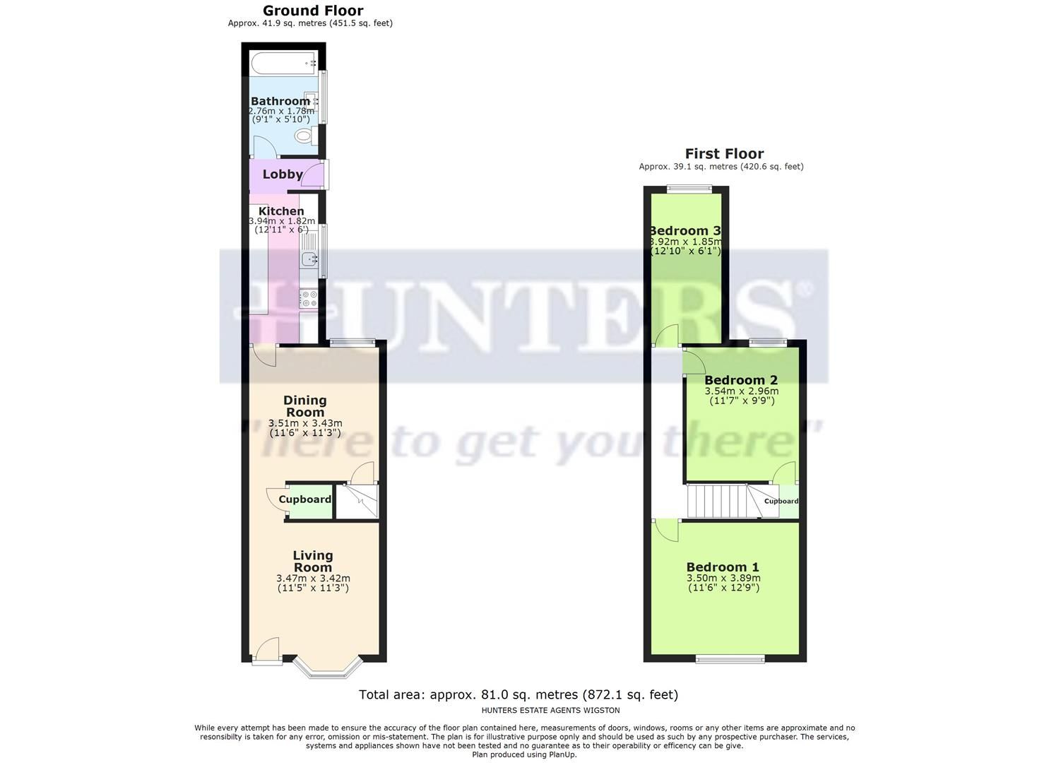 3 bed terraced house for sale in Healey Street, Wigston, Leicestershire
