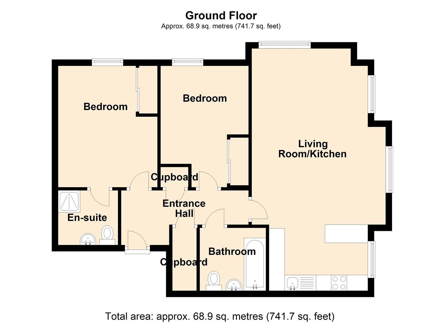 2 bed flat for sale in Bannister Way, Leybourne, West Malling ME19 Zoopla