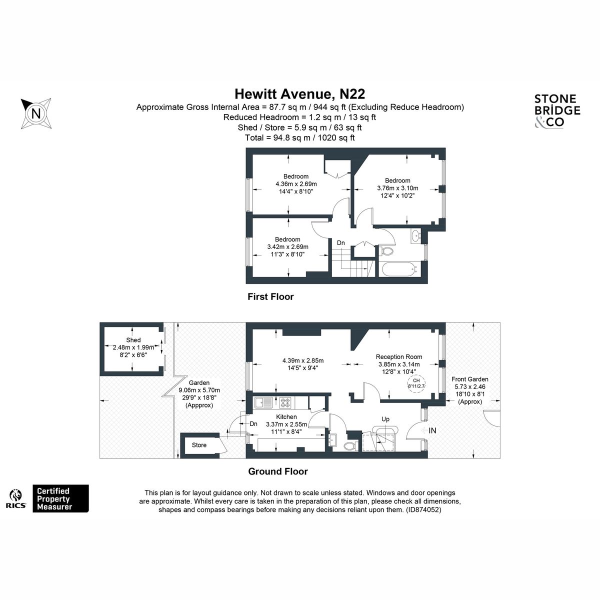 3 bed terraced house for sale in Hewitt Avenue, London N22 Zoopla