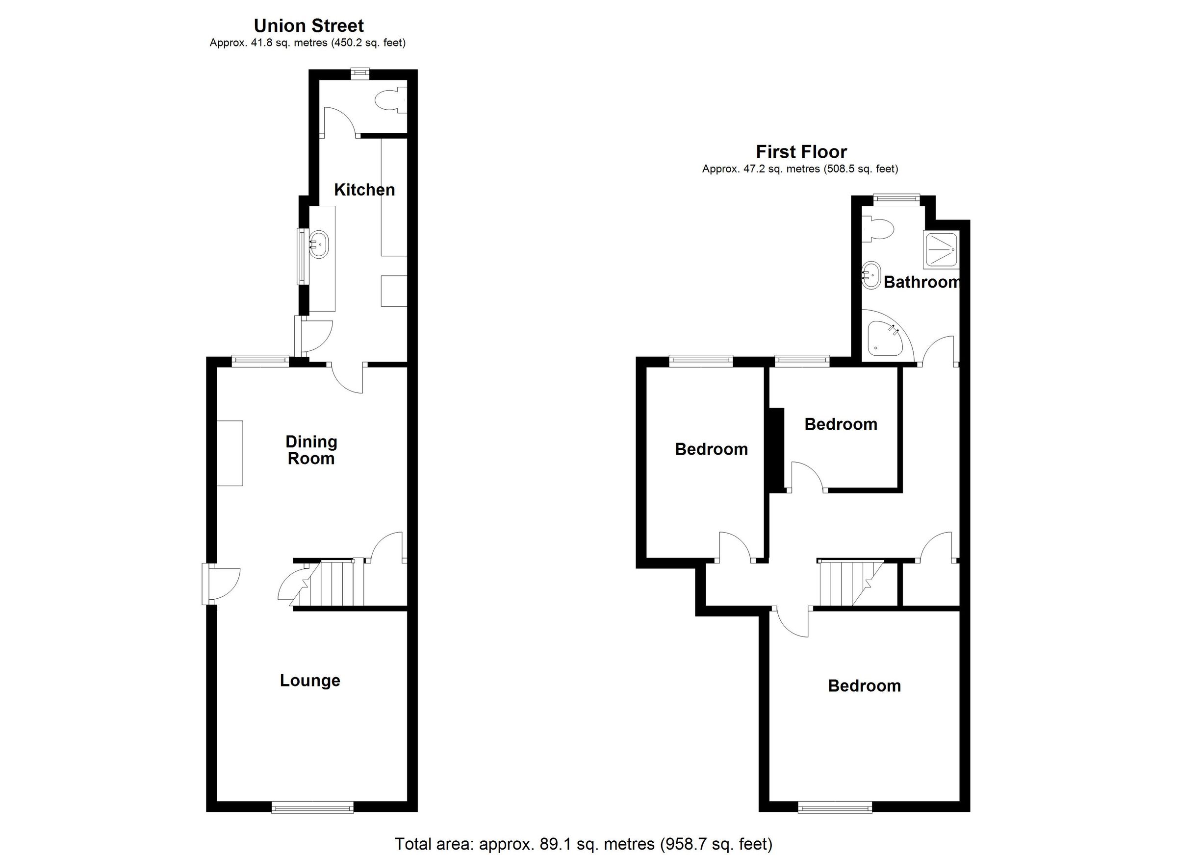 3 bed terraced house to rent in Union Street, Bridgtown, Cannock WS11