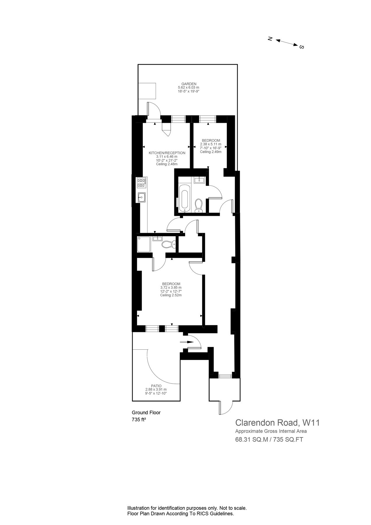 2 bed flat for sale in Clarendon Road, London W11 Zoopla