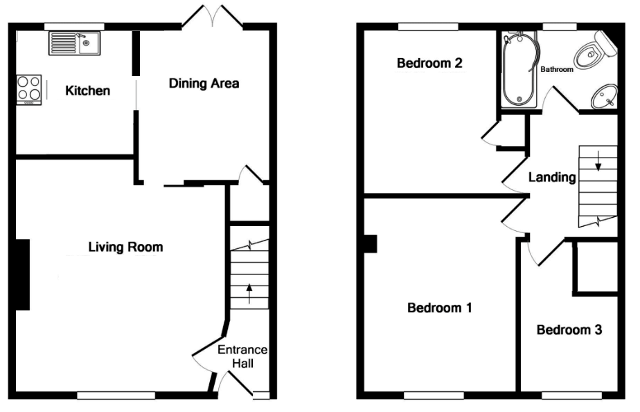 3 bed terraced house to rent in Cherry Tree Close, Farnborough GU14 Zoopla