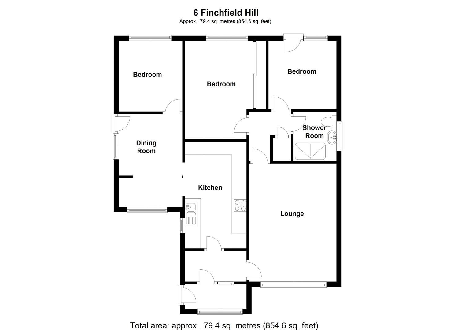 3 bed detached bungalow to rent in Finchfield Hill, Compton