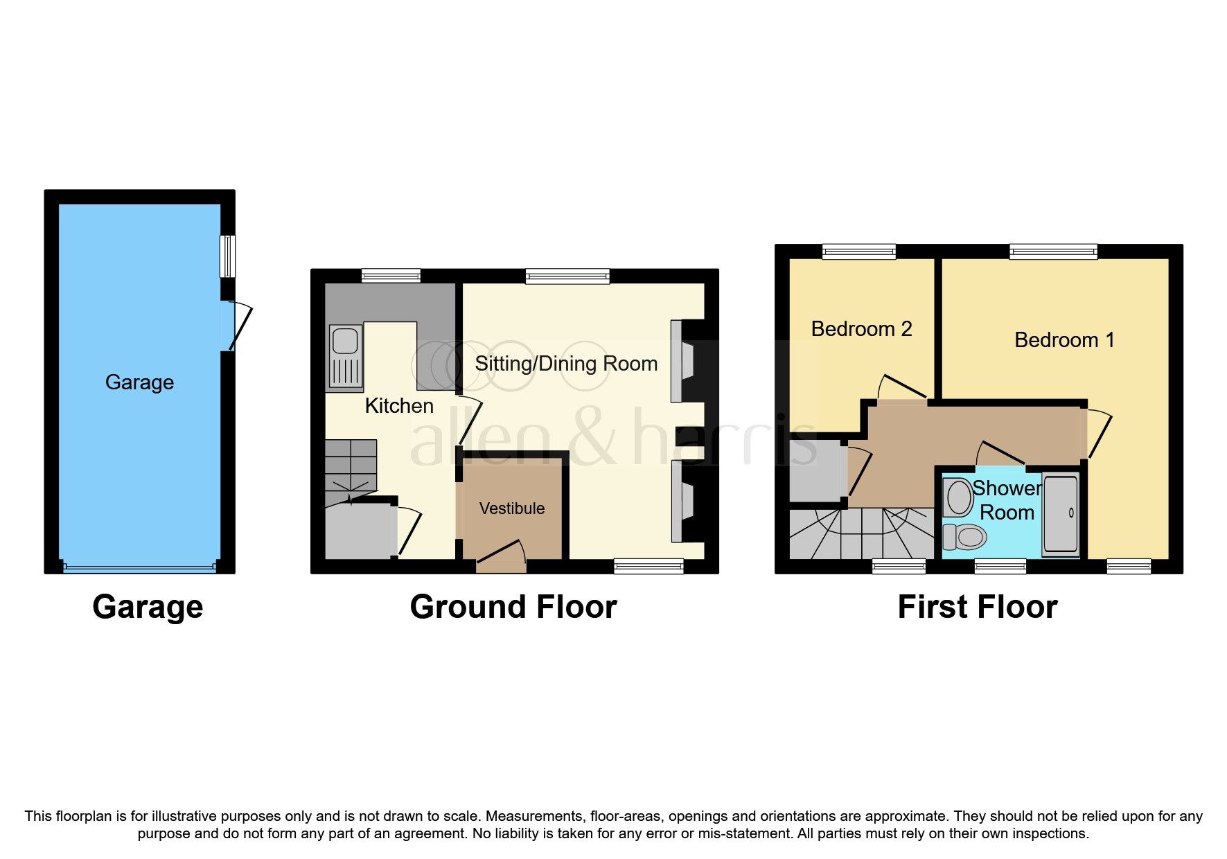 2 bed semidetached house for sale in High Street, Yatton Keynell