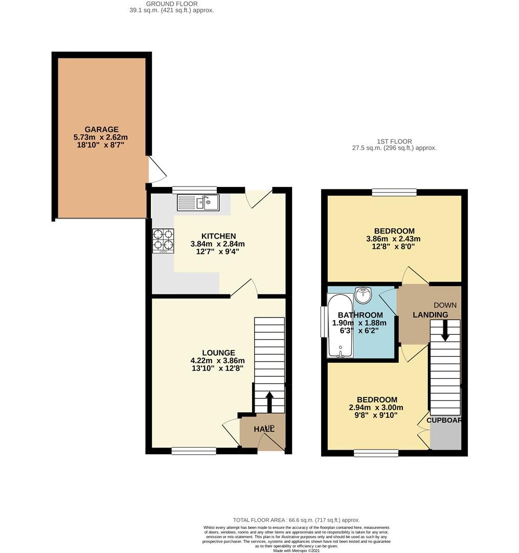 2 bed semidetached house to rent in Bar Croft, Loundsley Green