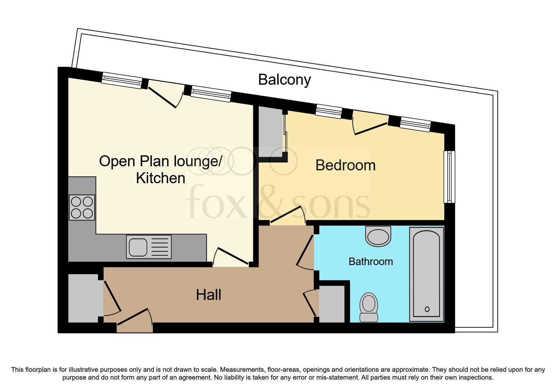 1 bed flat for sale in Royal Crescent Road, Ocean Village, Southampton
