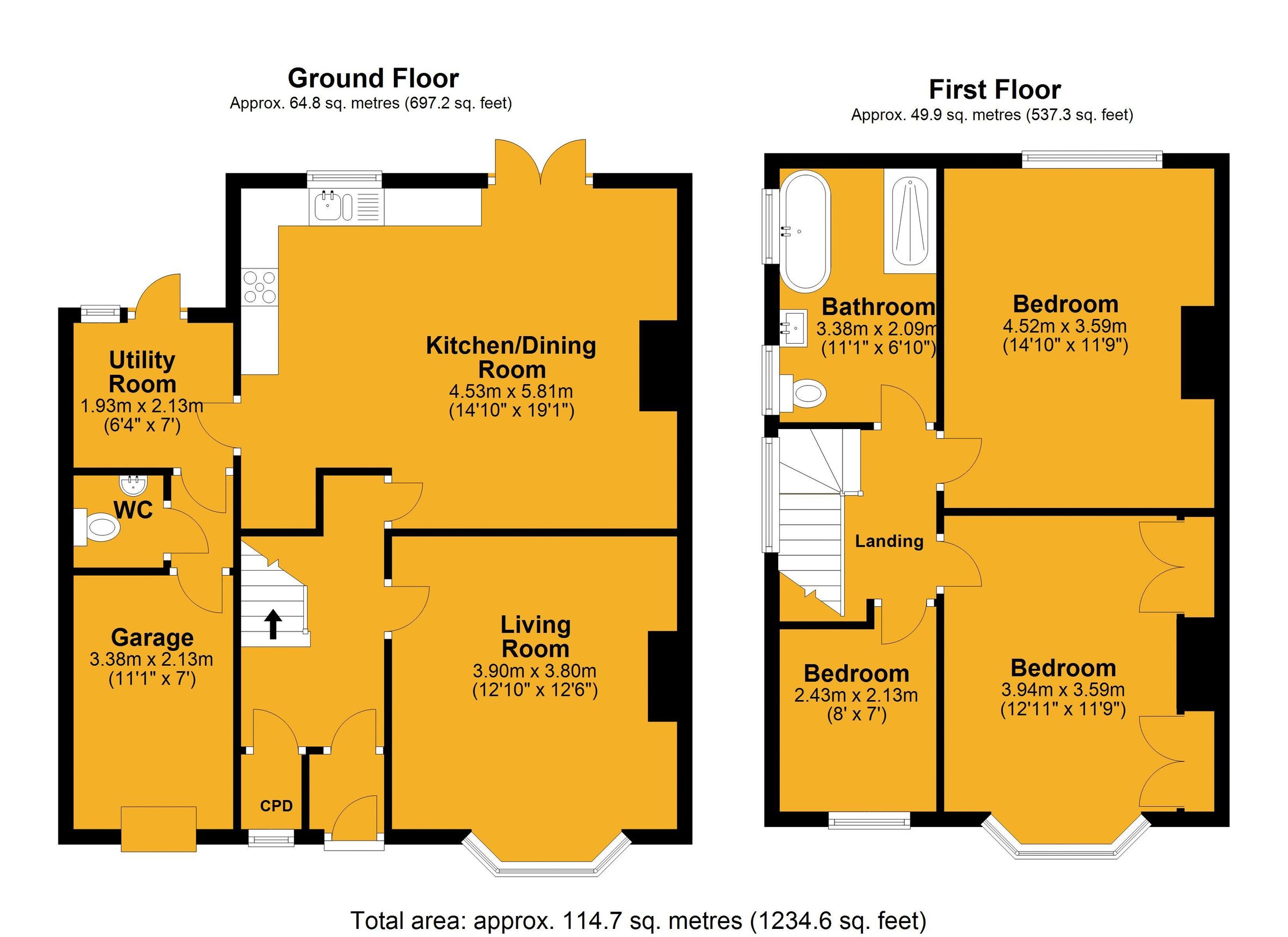 3 bed semidetached house for sale in Hawkeys Lane, North Shields NE29