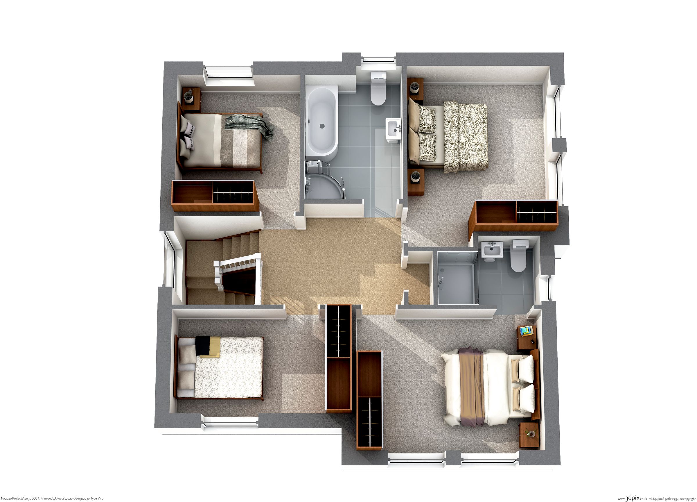 New home, 4 bed detached house for sale in Ferrard Grange, Antrim BT41