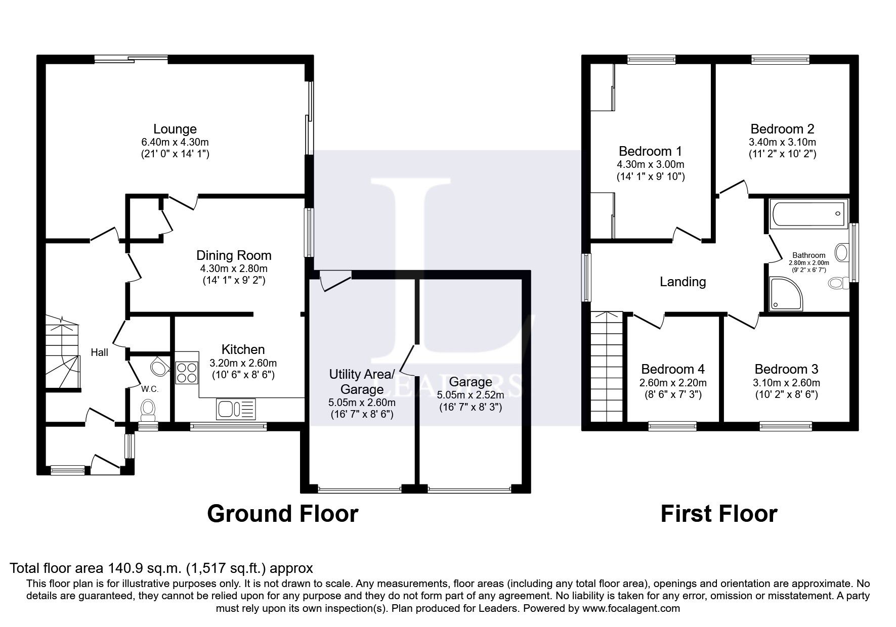 4 bed linkdetached house for sale in Gaynesford, Basildon, Essex SS16