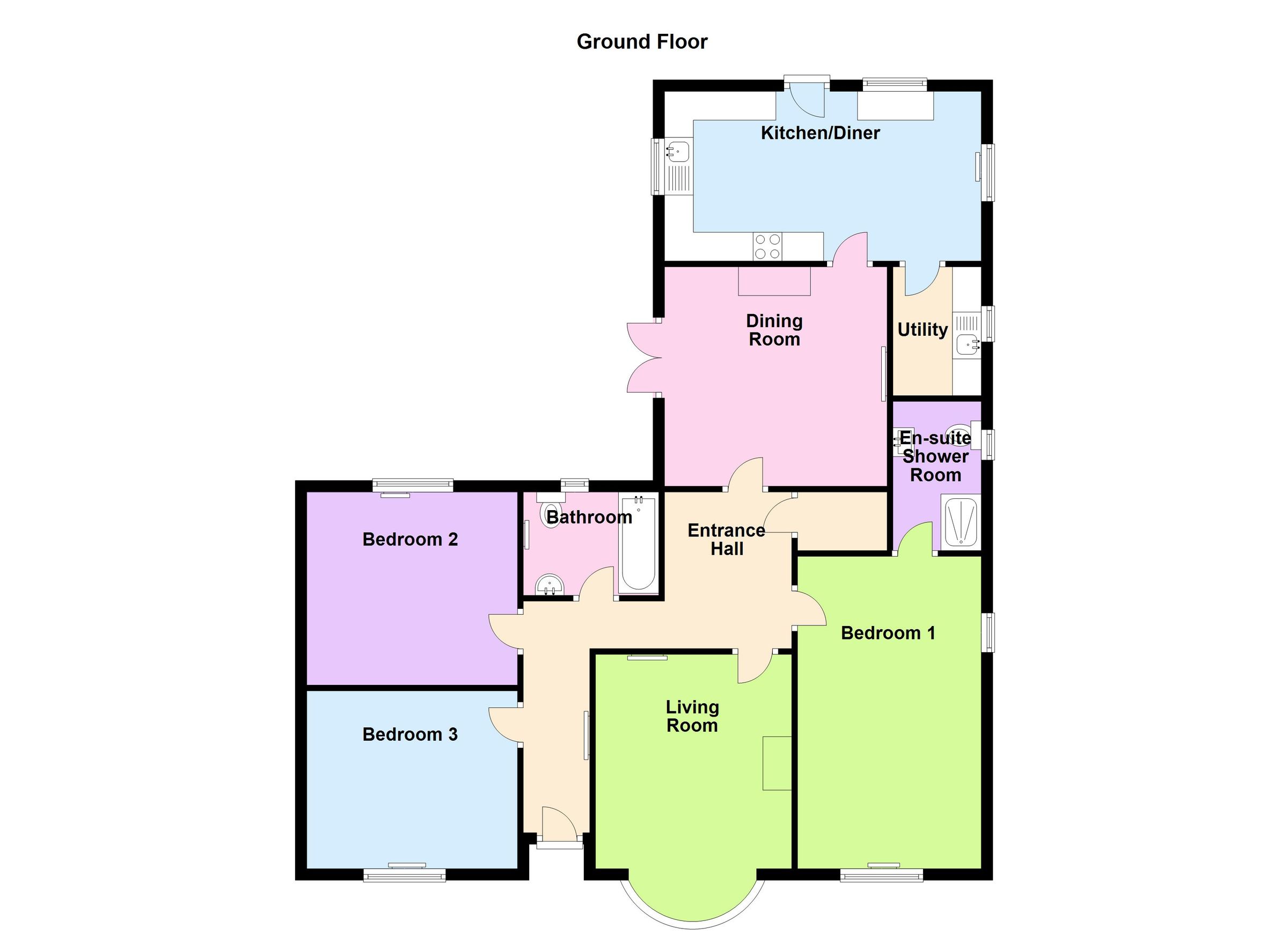 3 bed detached bungalow for sale in London Road, Peterborough PE2 Zoopla