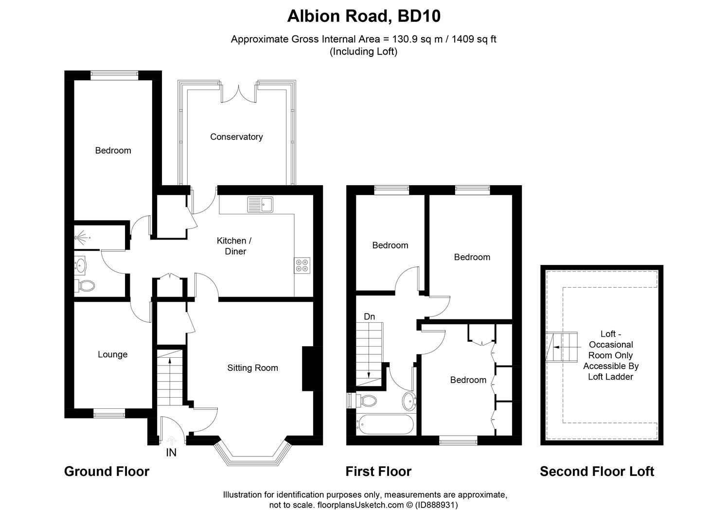 5 bed semidetached house for sale in Albion Road, Idle, Bradford BD10