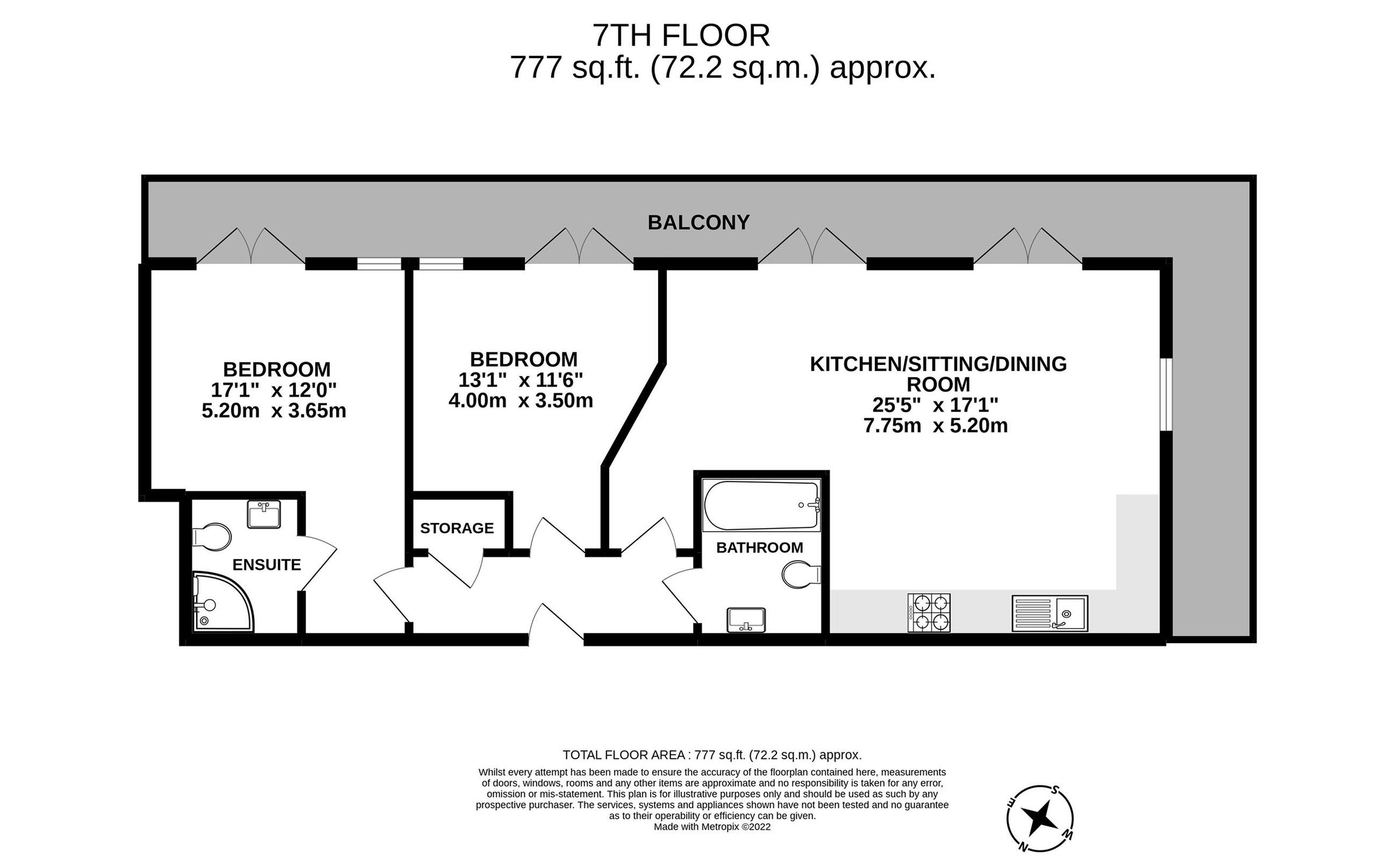 New home, 2 bed flat for sale in Ziggurat House, Grosvenor Road, St