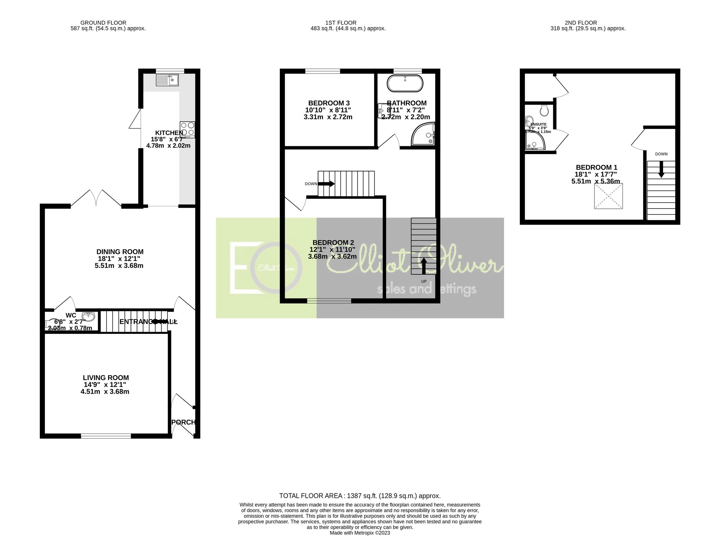 3 bed end terrace house to rent in Shurdington Road, Leckhampton