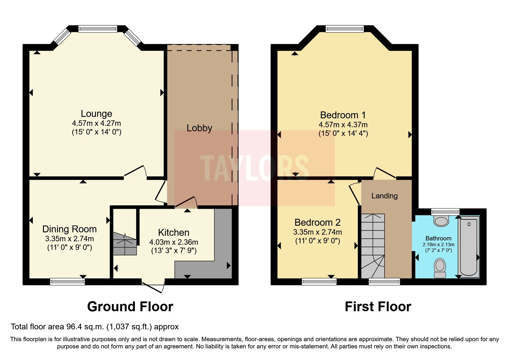 2 bed end terrace house for sale in Limbury Road, Luton, Bedfordshire