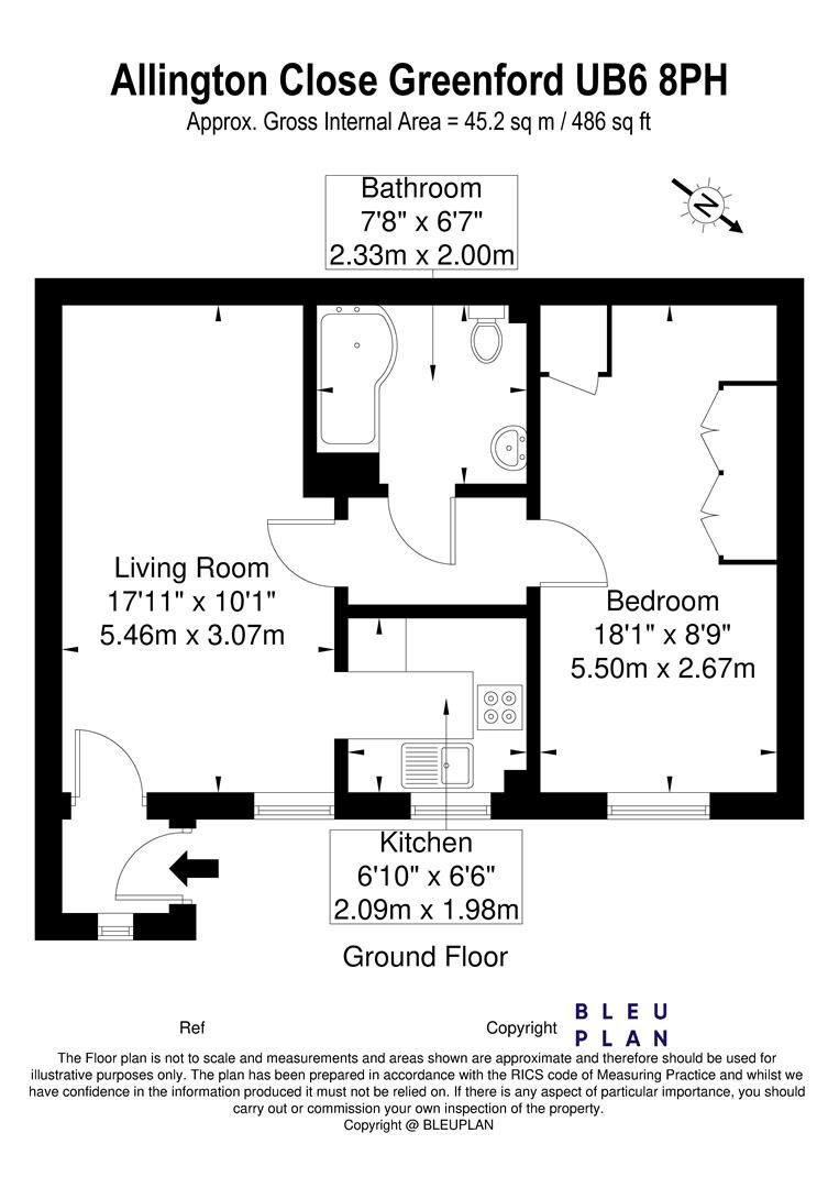 1 bed property for sale in Allington Close, Greenford UB6 Zoopla