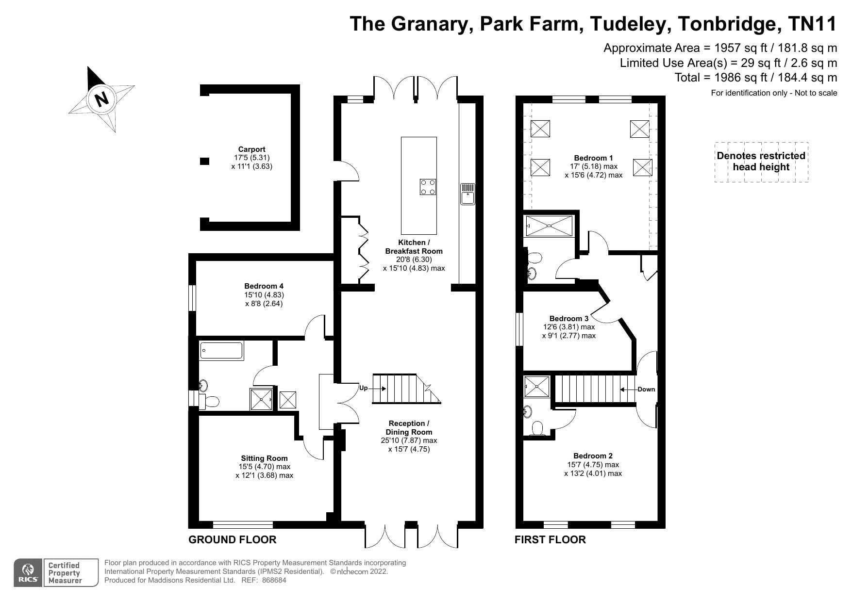 5 bed property for sale in Tudeley, Tonbridge TN11 Zoopla