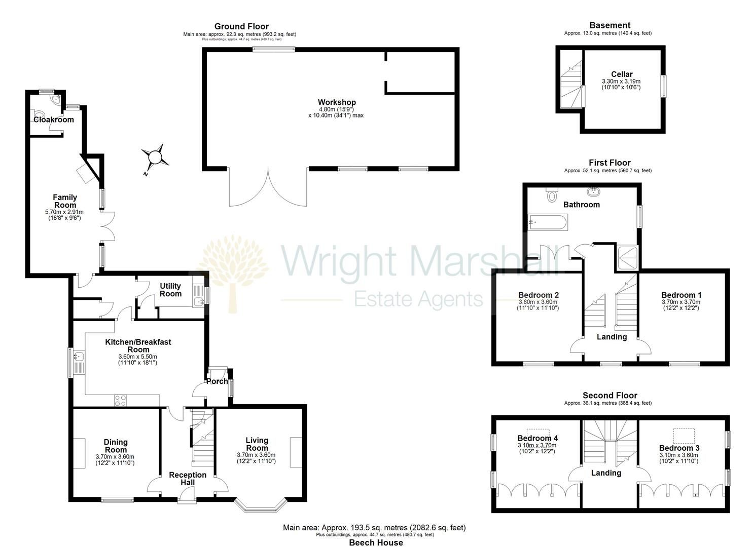 4 bed detached house for sale in Village Farm, Church Minshull