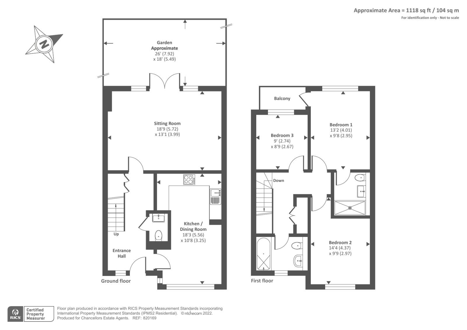 3 bed terraced house for sale in The Garden Quarter, Bicester
