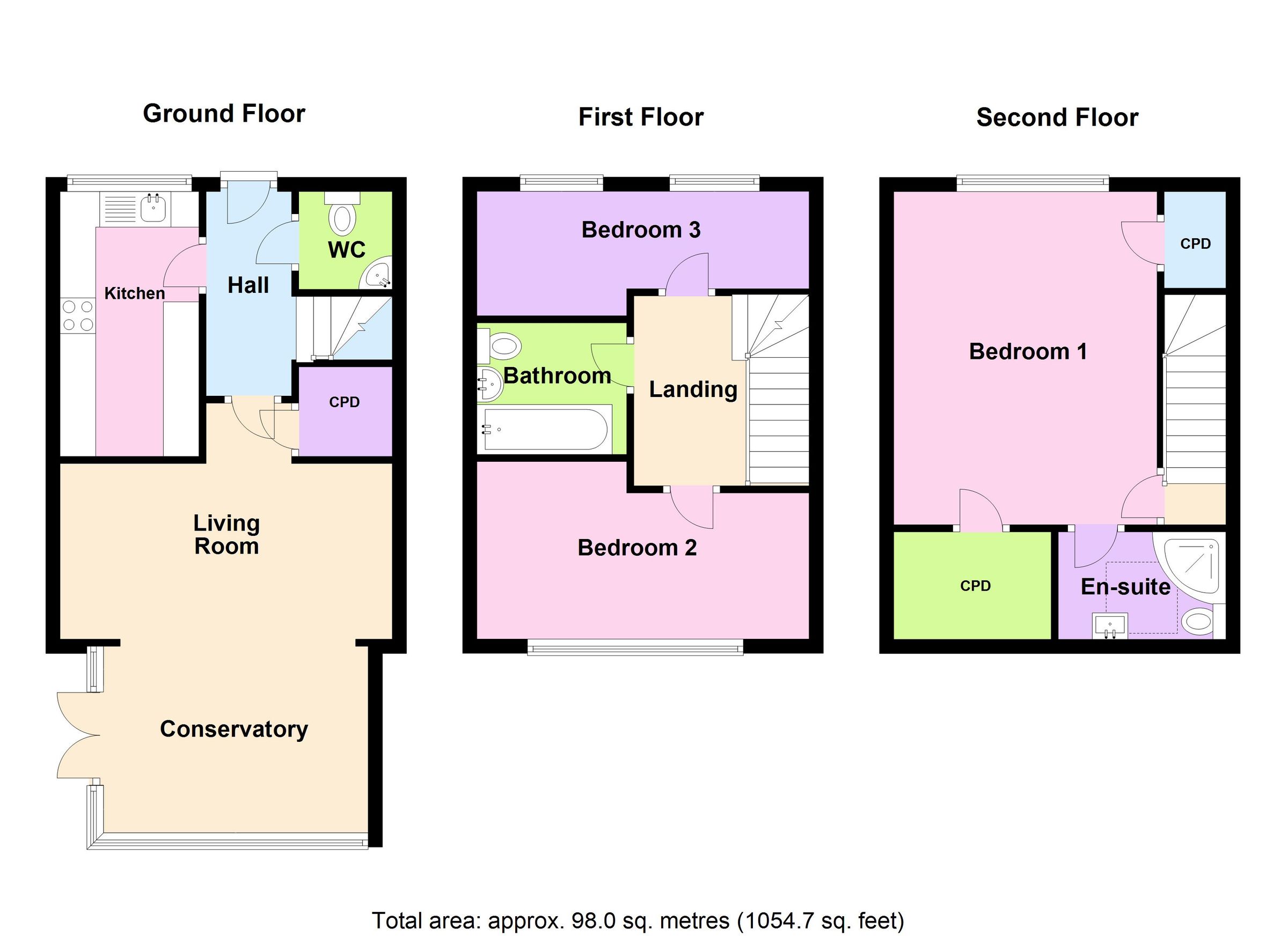 3 bed town house for sale in Coniston Drive, Balby, Doncaster DN4 Zoopla