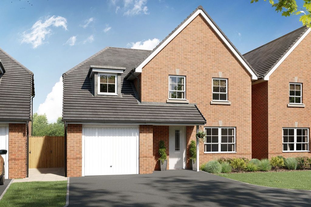 New home, 4 bed detached house for sale in "Ashburton" at The Bache
