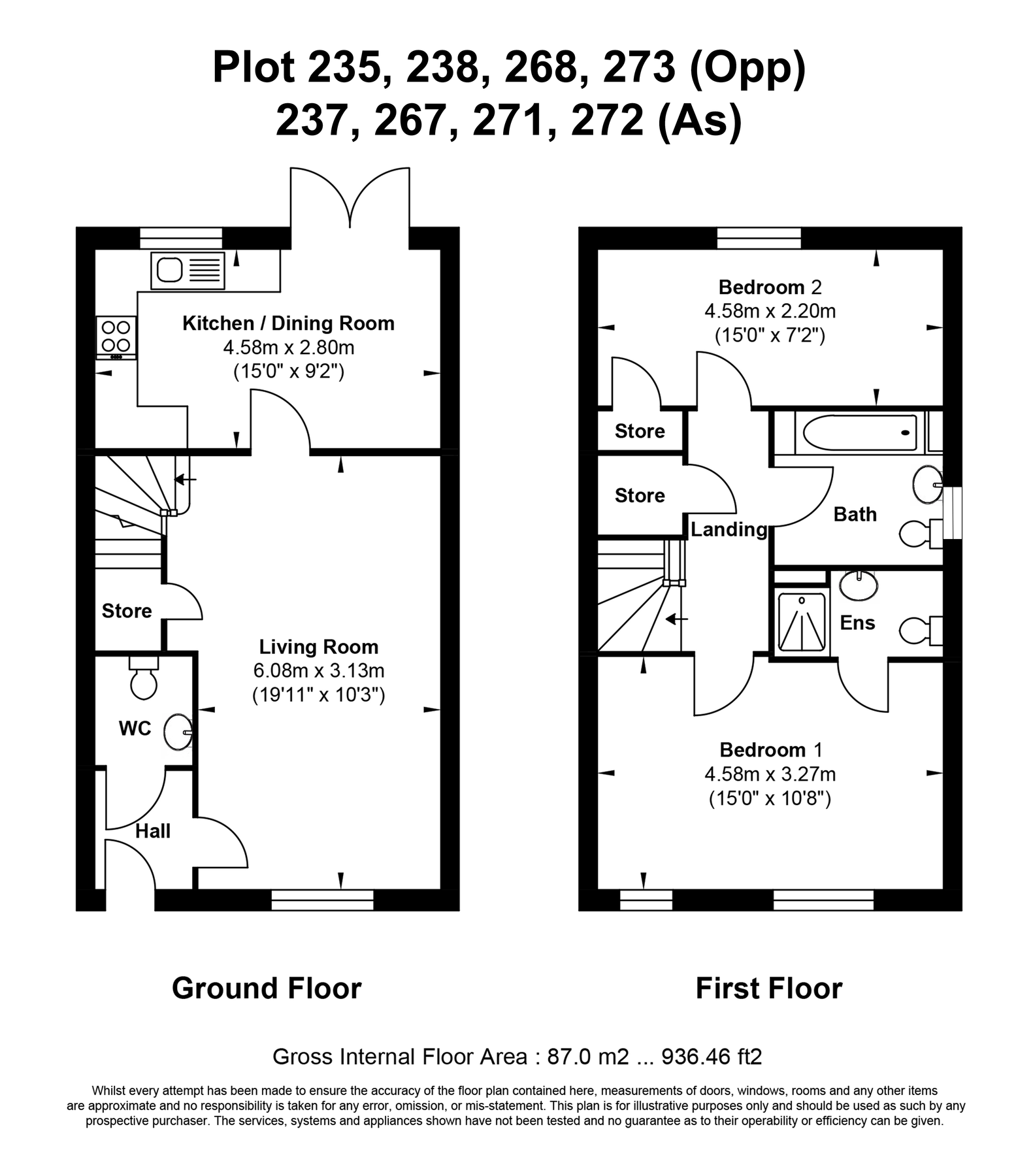 New home, 2 bed semidetached house for sale in Bridgefield, Park Farm