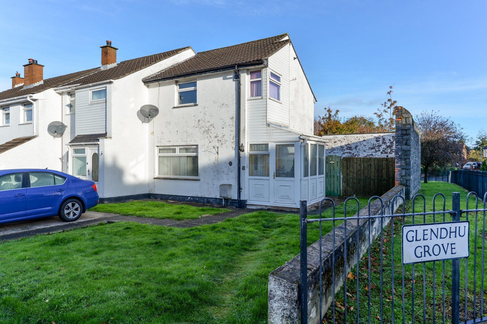 3 bed end terrace house for sale in Glendhu Grove, Belfast, County
