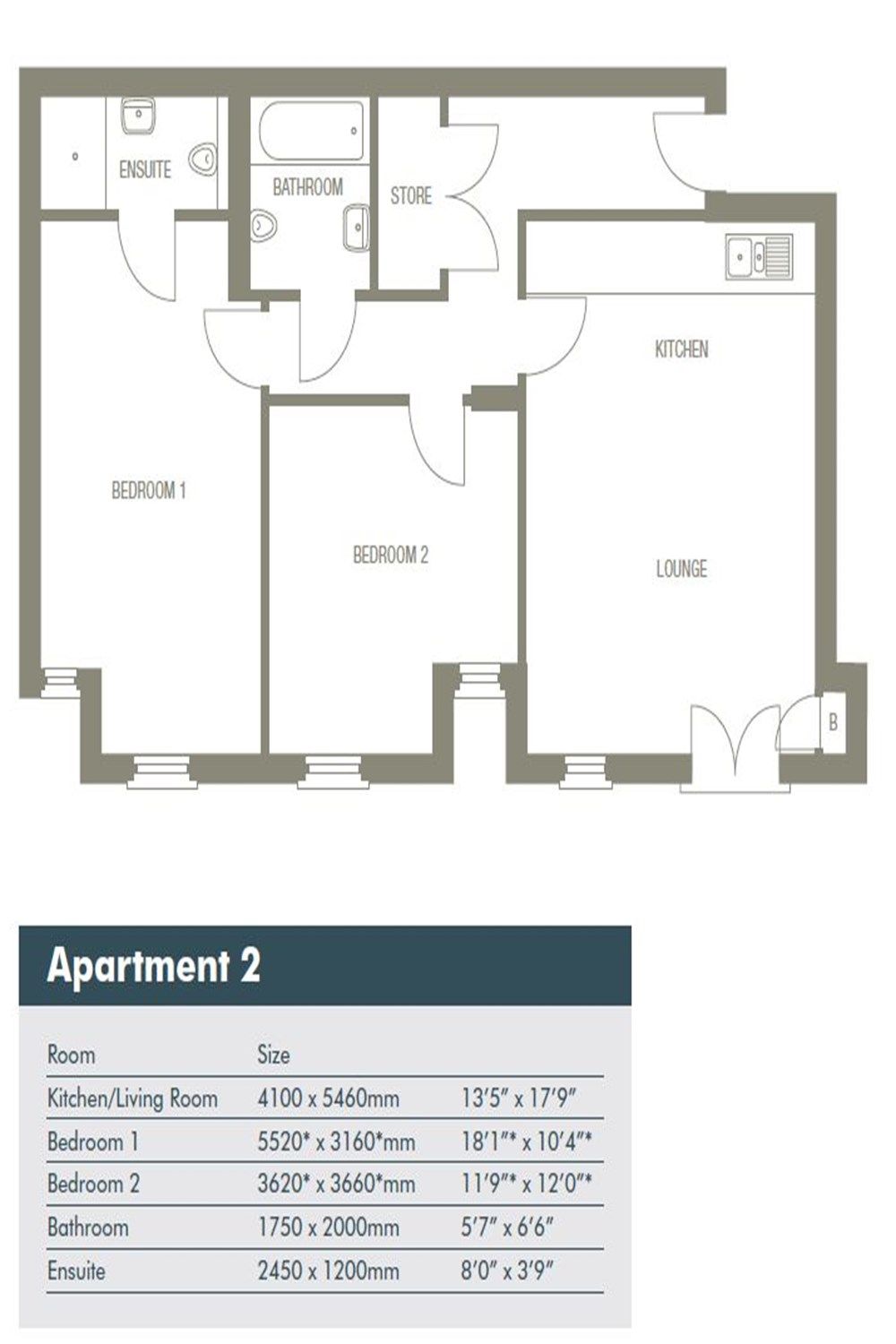 New home, 2 bed flat for sale in The Travel Bay Apartments, Egerton