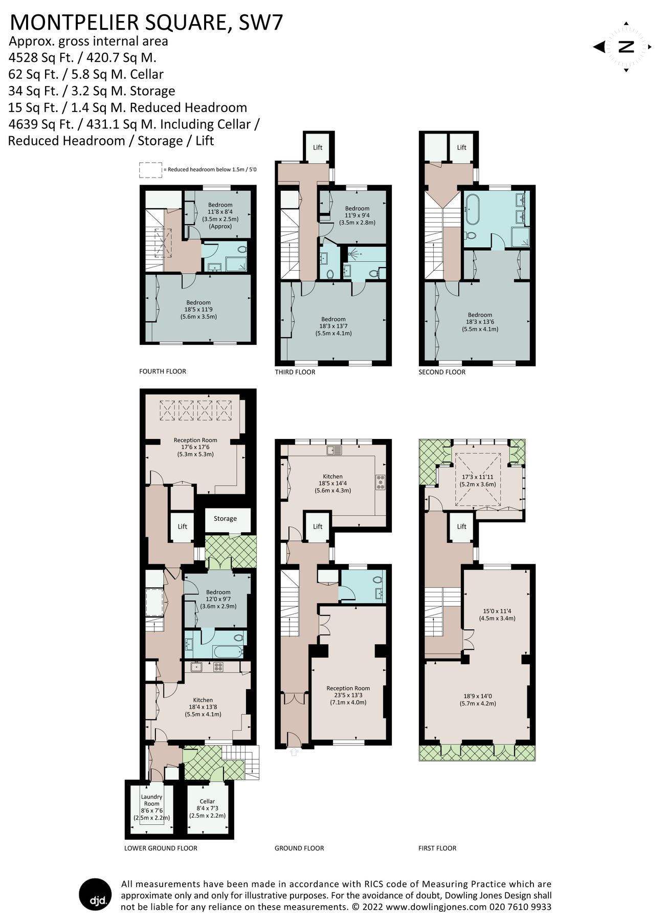 6 bed terraced house for sale in Montpelier Square, London SW7 Zoopla