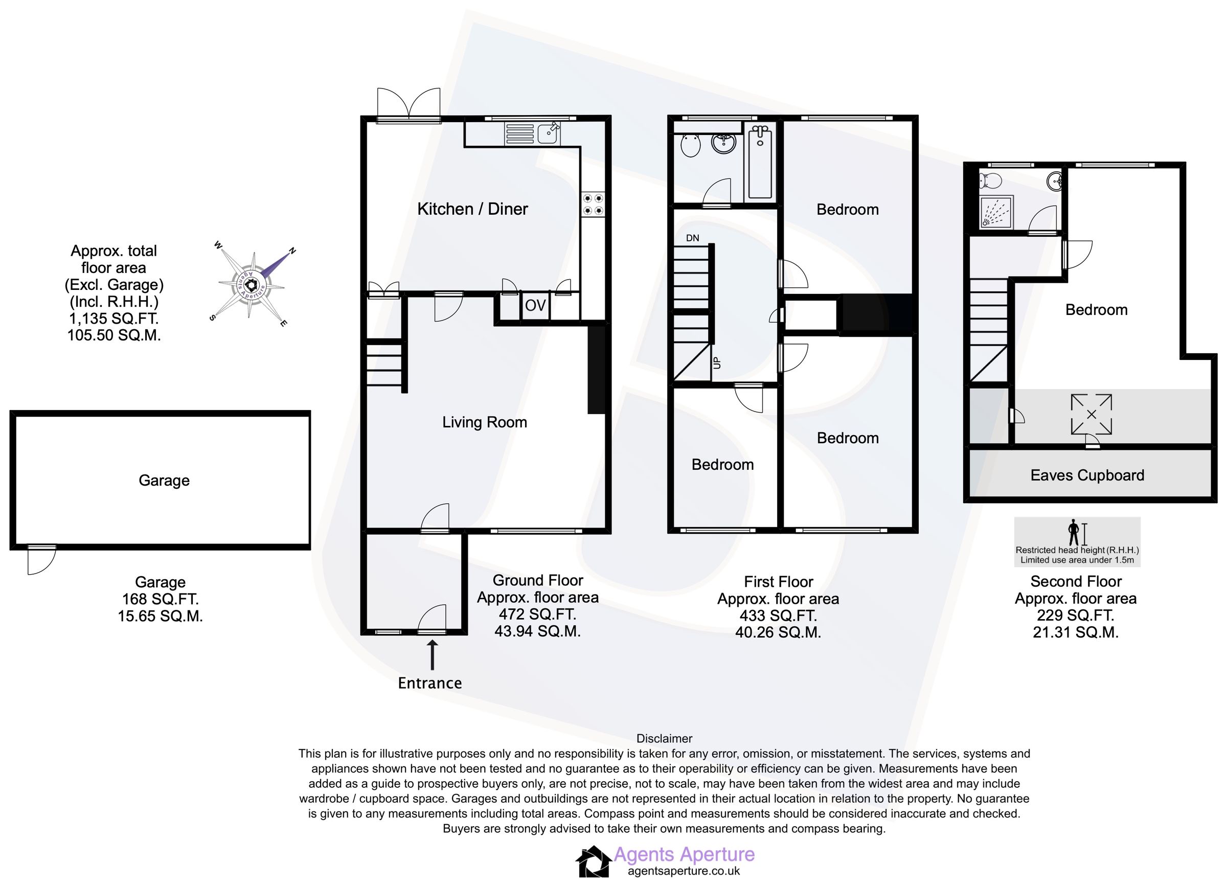 4 bed terraced house for sale in Alicia Avenue, Wickford, Essex SS11