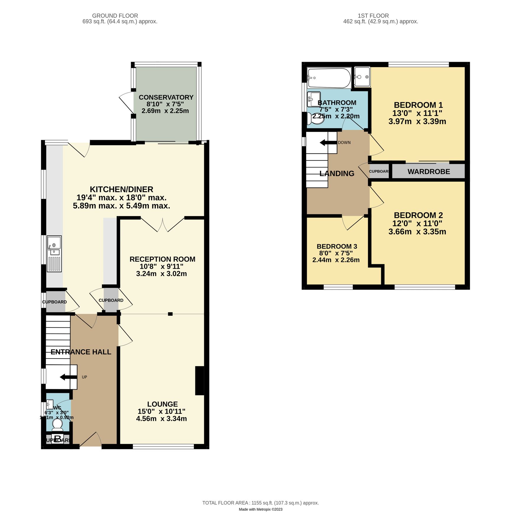 3 bed semidetached house for sale in Manor Park, Histon, Cambridge
