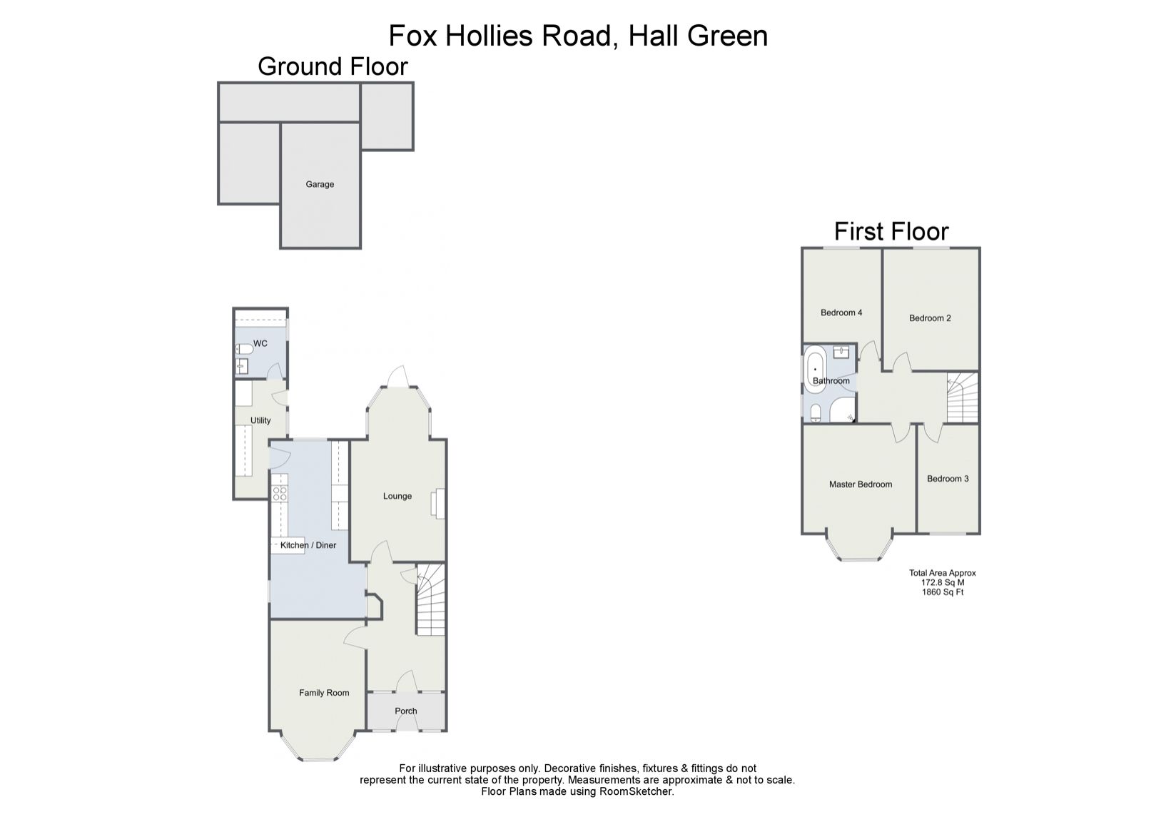 4 bed semidetached house for sale in Fox Hollies Road, Hall Green
