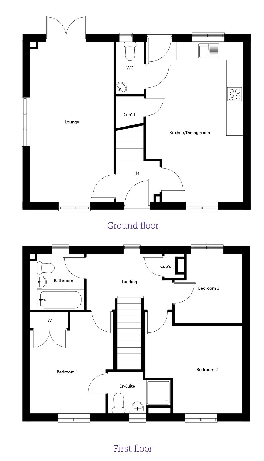 New home, 3 bed detached house for sale in Daisy Drive, Whittlesey PE7