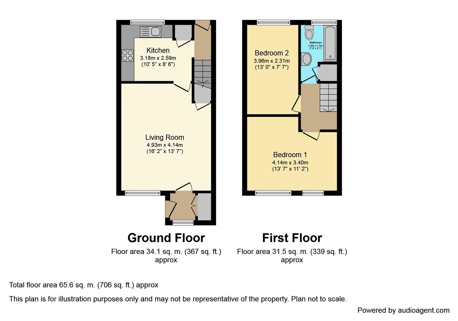 2 bed town house for sale in Colby Road, Thurmaston LE4 Zoopla