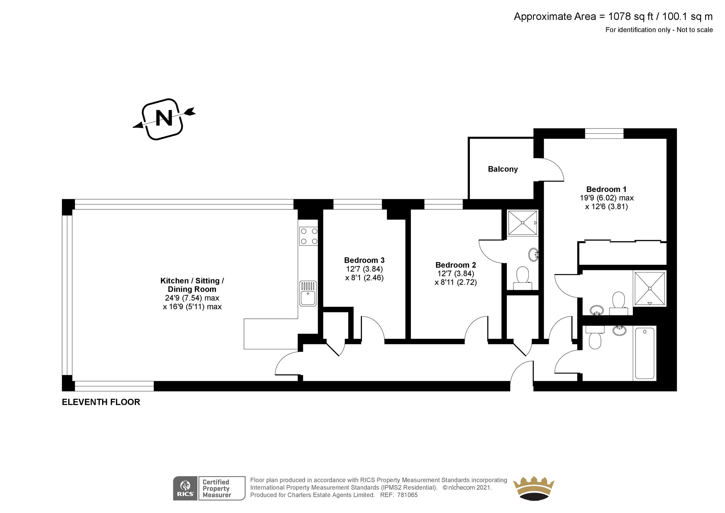 3 bed flat for sale in Admirals Quay, Ocean Way, Ocean Village