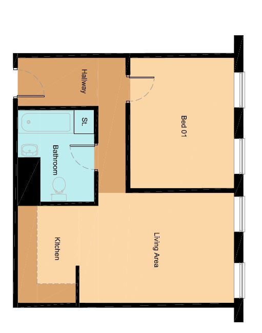 1 bed flat to rent in 75 Hayfield Road, Salford, Manchester M6 Zoopla