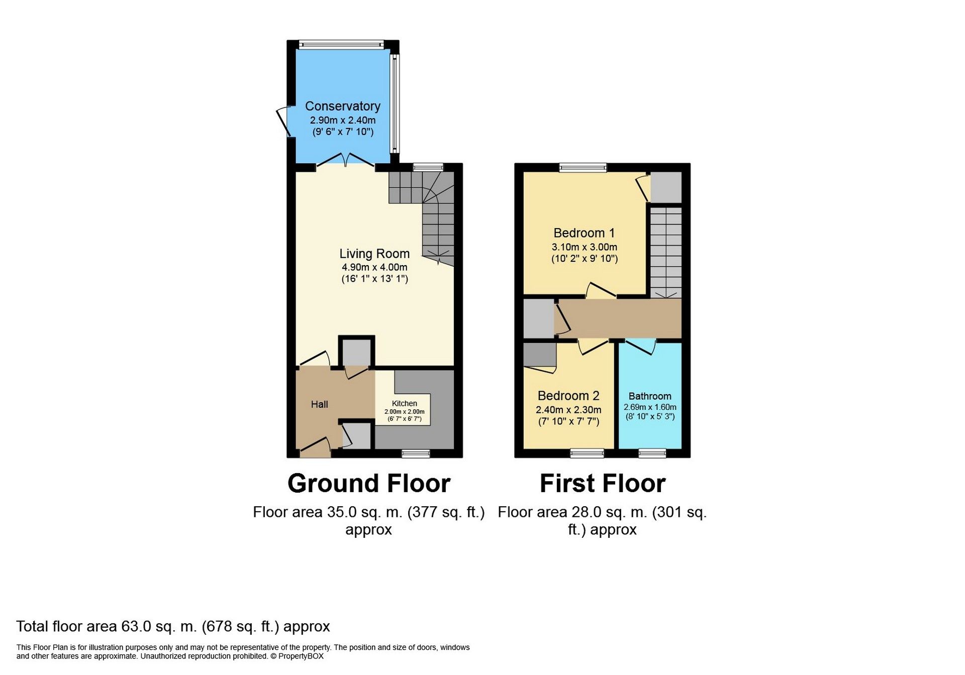 2 bed terraced house to rent in Winchelsea Close, Banbury, Oxfordshire