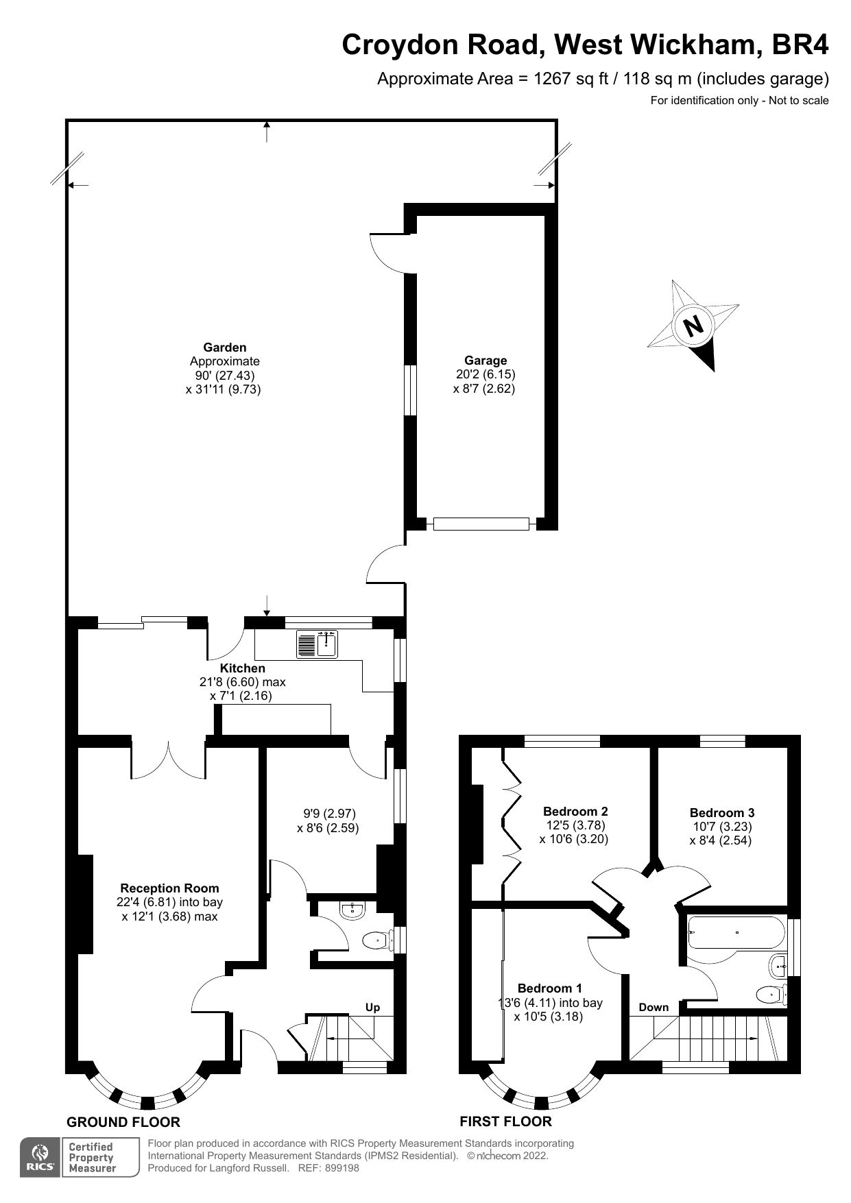 3 bed semidetached house for sale in Croydon Road, West Wickham BR4